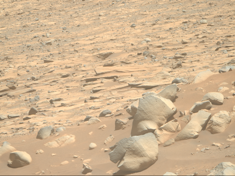 NASA's Mars Perseverance rover acquired this image using its Right Mastcam-Z camera. Mastcam-Z is a pair of cameras located high on the rover's mast.This image was acquired on Nov. 11, 2025 (Sol 1681) at the local mean solar time of 12:01:22.